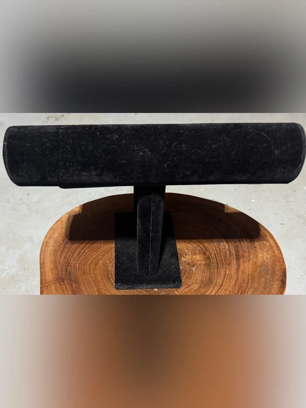 Unlisted Black Velvet Double T-Bar Jewelry Organizer Stand
